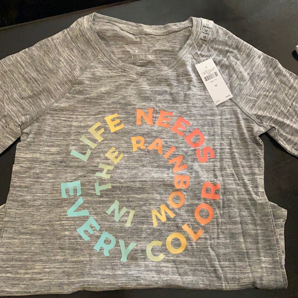 Justice girls long sleeve t shirt